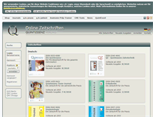 Tablet Screenshot of obm.quintessenz.de