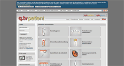 Desktop Screenshot of patient.quintessenz.tv