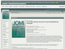 Tablet Screenshot of jomi.quintessenz.de